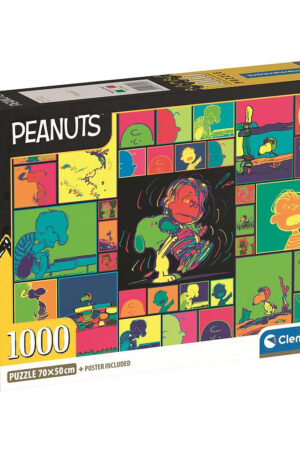 Snoopy Icons in Color 1000 db-os Compact puzzle Clementoni