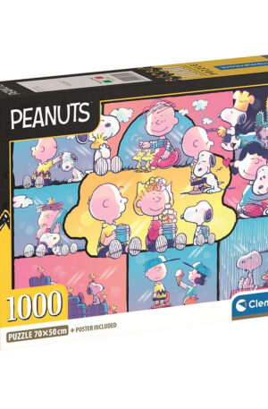 Snoopy Sweetest Days 1000 db-os Compact puzzle Clementoni