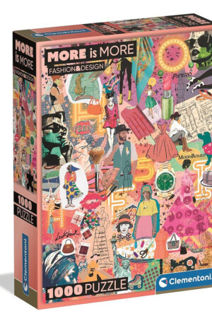 Divat Design 1000 db-os Compact puzzle Clementoni