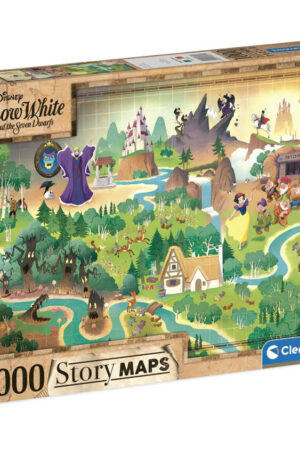 Mesetérkép Snow White 1000 db-os puzzle Clementoni