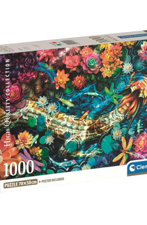 Színes Koi River 1000 db-os Compact puzzle Clementoni