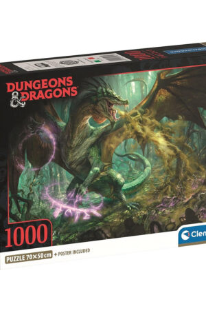 Dungeons & Dragons Poison 1000 db-os Compact puzzle Clementoni