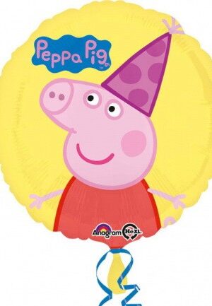 Peppa malac Yellow fólia lufi 43 cm (WP)