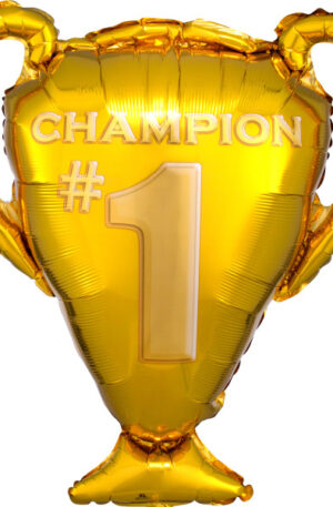 Gold Trophy, Arany trófea fólia lufi 71 cm