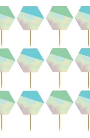 Színes Shimmering Party díszítő pálca 24 db-os