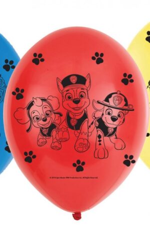 Mancs Őrjárat Heroes léggömb, lufi 6 db-os 9 inch (22,8 cm)