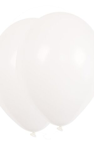 Fehér Crystal Clear léggömb, lufi 10 db-os 11 inch (27,5 cm)