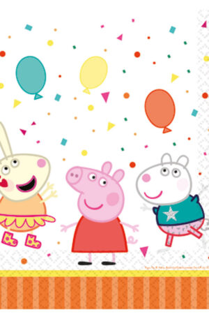 Peppa malac Confetti szalvéta 16 db-os 33x33 cm