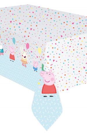 Peppa malac Confetti műanyag asztalterítő 120x180 cm