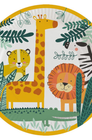 Vadon Get Wild papírtányér 8 db-os 23 cm