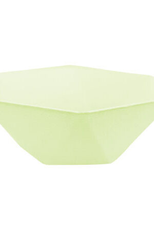 Zöld Vert Decor hatszögletű mélytányér 6 db-os 15,8 cm