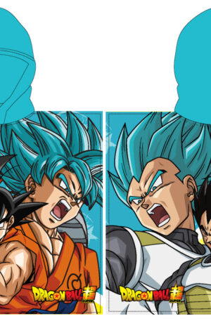 Dragon Ball Fusion Warrior strand törölköző poncsó 55x110cm (Fast Dry)