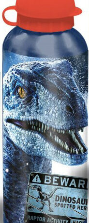 Jurassic World Raptor alumínium kulacs ivókupakkal 500 ml