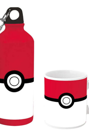 Pokémon Pokeball porcelán bögre és alumínium kulacs szett Díszdobozban