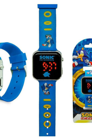 Sonic a sündisznó Gold Rings digitális LED karóra