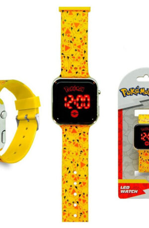 Pokémon Pikachu Yellow digitális LED karóra