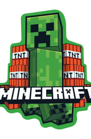 Minecraft Boom 3D formapárna, díszpárna 40 cm
