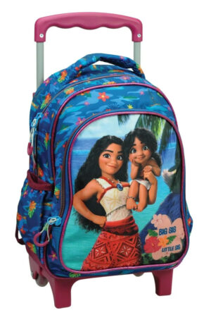 Disney Vaiana Big Sis gurulós ovis hátizsák, táska 30 cm