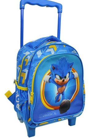 Sonic a sündisznó Speed gurulós ovis hátizsák, táska 30 cm