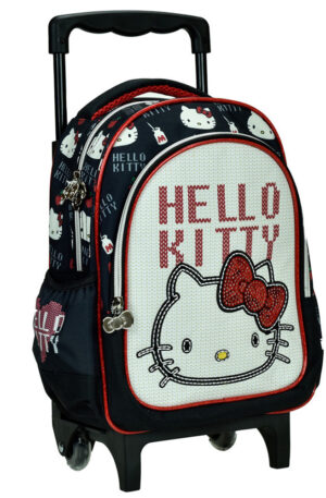 Hello Kitty Heart gurulós ovis hátizsák, táska 30 cm