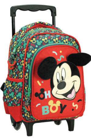 Disney Mickey Oh Boy gurulós ovis hátizsák, táska 30 cm