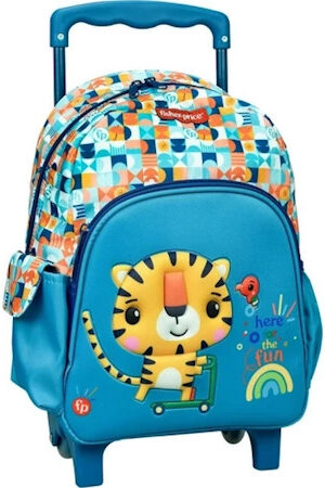 Fisher-Price Animals Tiger gurulós ovis hátizsák, táska 30 cm