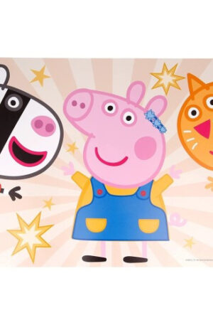 Peppa malac Star tányéralátét 43x28 cm