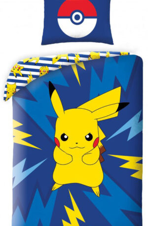 Pokémon Pika-Power ágyneműhuzat 140×200cm, 70×90 cm