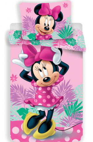 Disney Minnie Leaves ágyneműhuzat 140×200cm, 70×90 cm microfibre