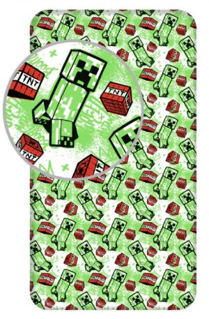 Minecraft Explosion King gumis lepedő 90x200 cm