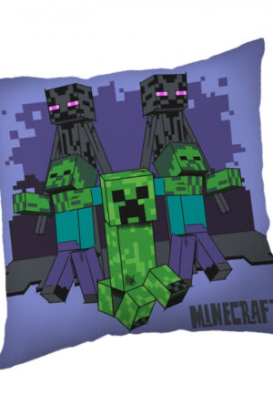 Minecraft Mob Mayhem párna, díszpárna 40x40 cm