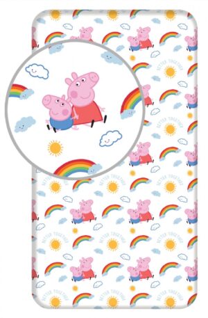 Peppa malac Hearts gumis lepedő 90x200 cm