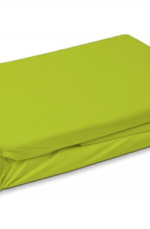 Zöld Lime gumis lepedő 160x200 cm