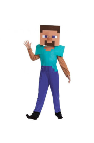 Minecraft Steve jelmez 7-8 év
