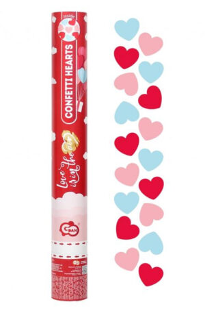 Szerelem Love is in the air konfetti kilövő 40 cm