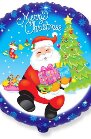 Karácsonyi Santa fólia lufi 46 cm (WP)