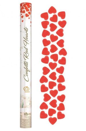 Szerelem Red Hearts konfetti kilövő 60 cm