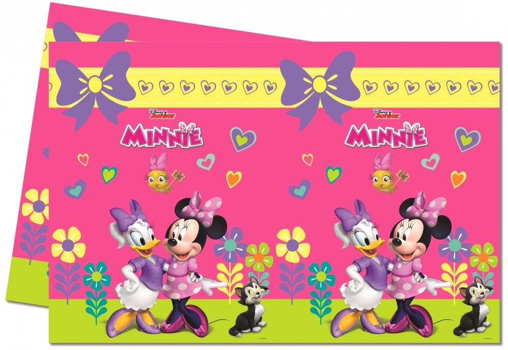Disney Minnie Happy Helpers műanyag asztalterítő 120×180 cm