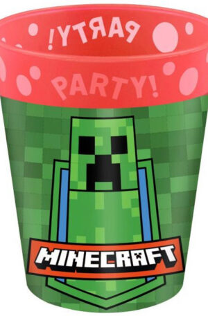 Minecraft Party micro prémium műanyag pohár szett 4 db-os 250 ml