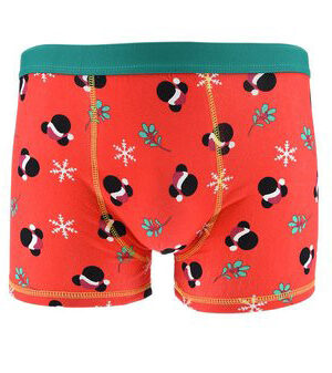 Disney Mickey Karácsonyi férfi boxeralsó S