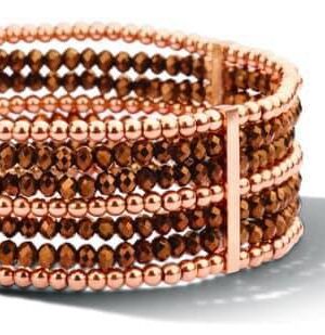Victoria Barna köves rose gold színű karkötő