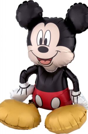 Disney Mickey Smile ülő fólia lufi 45 cm