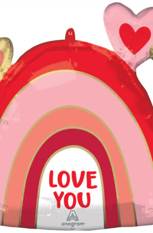 I love You Heart fólia lufi 66 cm