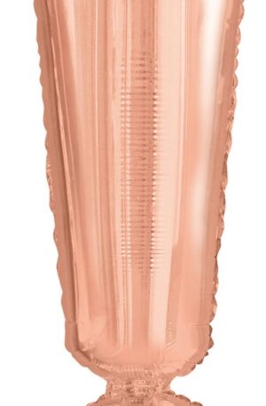 Színes Rose Gold ! betű fólia lufi, 103 cm