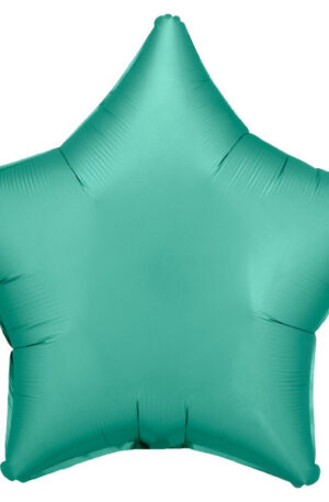 Silk-Jade-Green-csillag-folia-lufi-48-cm