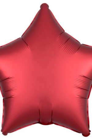 Silk-Dark-Red-csillag-folia-lufi-48-cm