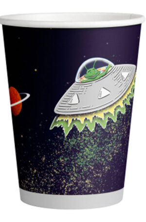 Űr Space papír pohár 8 db-os 250 ml