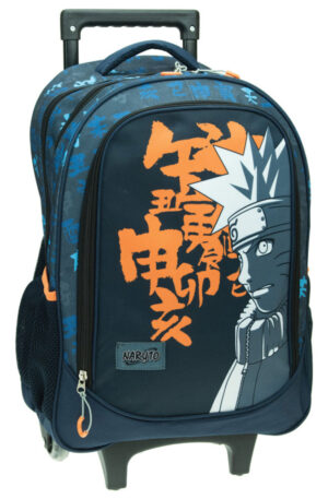 Naruto Letters gurulós iskolatáska, táska 46 cm