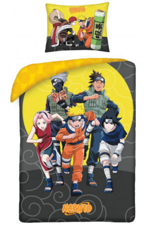 Naruto Mission ágyneműhuzat 140×200cm, 70×90 cm