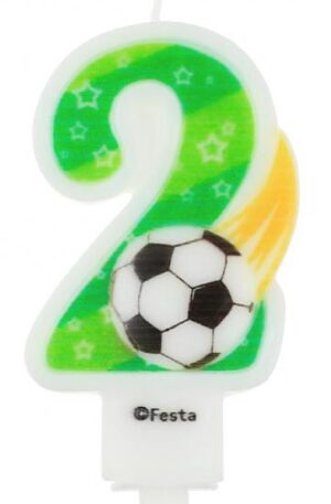 Focis 2-es Ball számgyertya, tortagyertya
